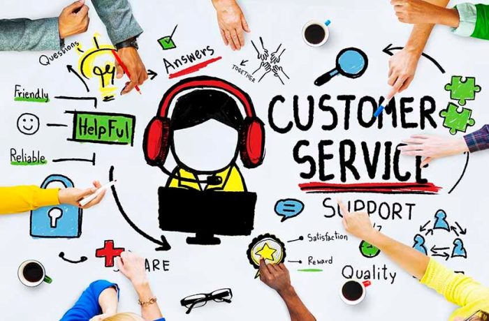 Online support services for the store site